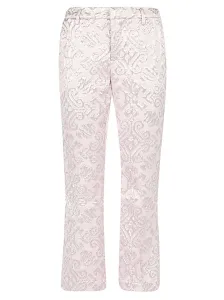 I LOVE MY PANTS - Cotton Cropped Flared Trousers