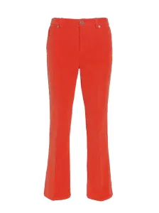 I LOVE MY PANTS - Velvet Cropped Flared Trousers #366745