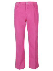 I LOVE MY PANTS - Ribbed Velvet Flared Trousers #1687963