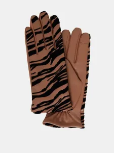ICHI Iazebra Gloves Brown