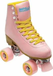 Impala Skate Roller Skates Pink/Yellow 36 Double Row Roller Skates