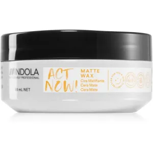 Indola Act Now! Matte Wax mattifying hair wax 85 ml
