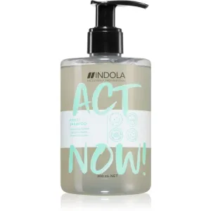 Indola Act Now! Purify cleansing detoxifying shampoo for hair 300 ml