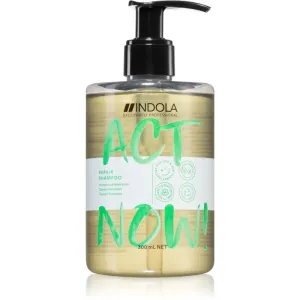 Indola Act Now! Repair cleansing and nourishing shampoo for hair 300 ml