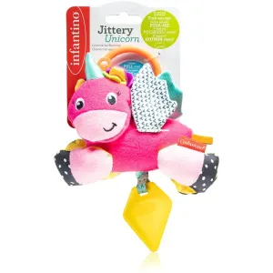 Infantino Unicorn contrast hanging toy with teether 1 pc