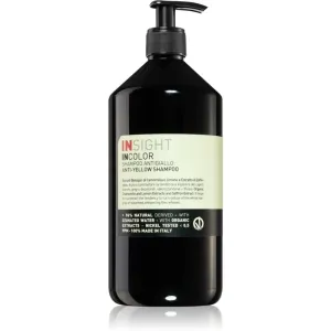 INSIGHT Anti-Yellow shampoo for neutralising brassy tones for blonde and grey hair 900 ml