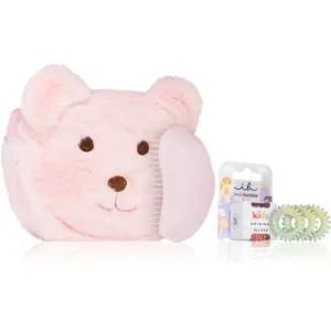 invisibobble Pink Teddy Xmas 2023 gift set for children 3 pc