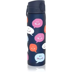 Ion8 One Touch Kids bottle for water for children Text Bubbles 500 ml