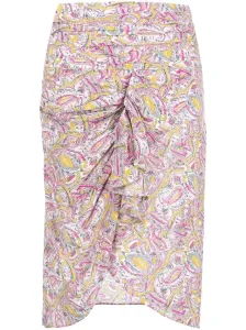 IRO - Wrap Silk Blend Midi Skirt