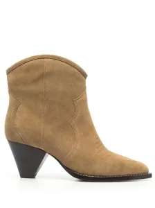 ISABEL MARANT - Darizo Leather Ankle Boots #1696770