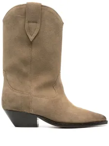 ISABEL MARANT - Duerto Leather Ankle Boots #1754093