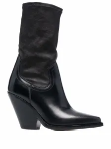 ISABEL MARANT - Leather Heel Ankle Boots #1205466