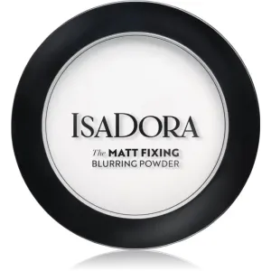 IsaDora Matt Fixing Blurring Powder mattifying transparent powder for the perfect look shade 10 Translucent 9 g