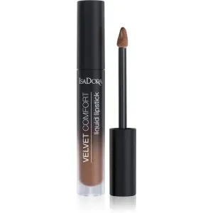 IsaDora Velvet Comfort semi-matt lipstick shade 68 Cool Brown 4 ml