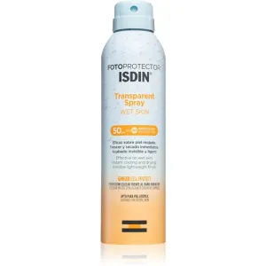ISDIN Transparent Spray Wet Skin sunscreen spray SPF 50 250 ml