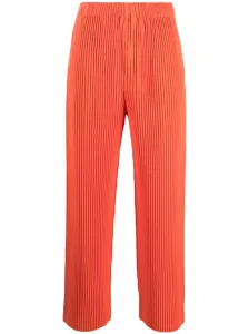 HOMME PLISSE' ISSEY MIYAKE - Pleated Straight Leg Trousers #1693543