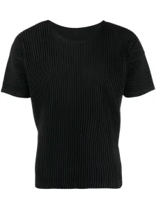 HOMME PLISSE' ISSEY MIYAKE - Pleated T-shirt
