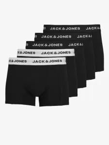 Jack & Jones Solid Boxers 5 pcs Black