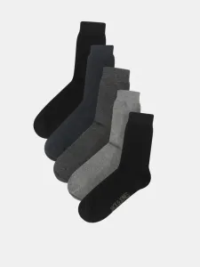 Jack & Jones Jens Set of 5 pairs of socks Black