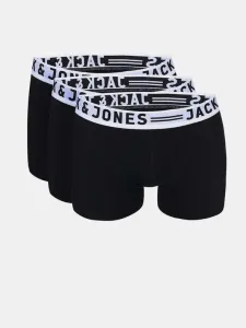 Jack & Jones Sense Boxers 3 Piece Black #174008