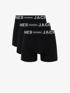 Jack & Jones Sense Boxers 3 Piece Black #1011262