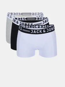 Jack & Jones Sense Boxers 3 Piece White