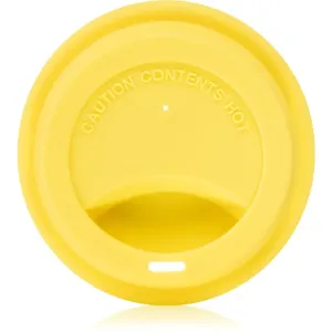 Jack N’ Jill Silicone Cup Lid Lid for a Cup Yellow 1 pc