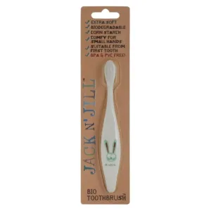 Jack N’ Jill Hippo organic toothbrush for children extra soft 1 pc #225923