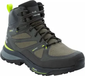 Jack Wolfskin Force Striker Texapore Low M Lime/Dark Green 44 Mens Outdoor Shoes