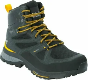 Jack Wolfskin Force Striker Texapore Mid M Black/Burly Yellow 40 Mens Outdoor Shoes