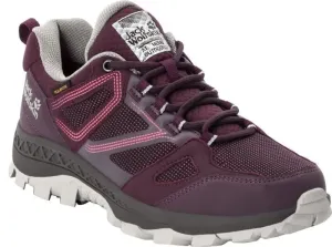Jack Wolfskin Womens Outdoor Shoes Downhill Texapore Low W Burgundy/Pink 42,5