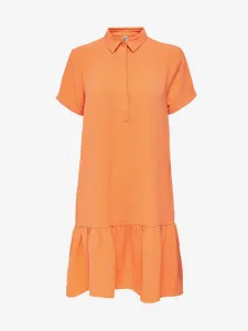 Jacqueline de Yong Lion Dresses Orange #136370