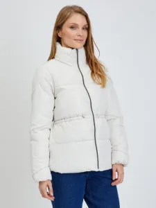 Jacqueline de Yong Luna Winter jacket Beige