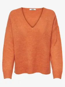 Jacqueline de Yong Elanora Sweater Orange #128203
