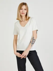 Jacqueline de Yong Farock T-shirt White #135956