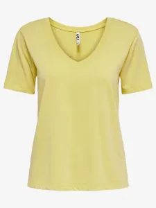 Jacqueline de Yong Farock T-shirt Yellow #135998