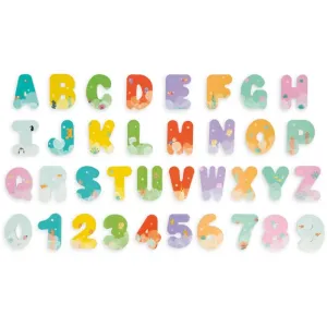 Janod Bath Toy Letters & Numbers bath toy 2 y+ 36 pc