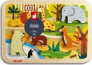 Janod Puzzle Zoo 7 Parts