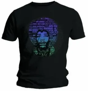 Jimi Hendrix T-Shirt Afro Speech Black XL