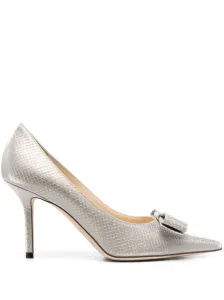 JIMMY CHOO - Love/bow 85 Leather Pumps #1645866