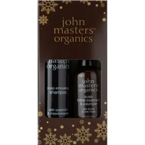 John Masters Organics Spearmint & Meadowsweet Scalp Duo gift set (for healthy scalp)