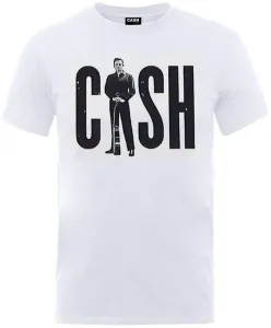 Johnny Cash T-Shirt Standing Cash Male White XL