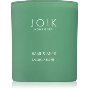 JOIK Organic Home & Spa Basil & Mint scented candle 150 g