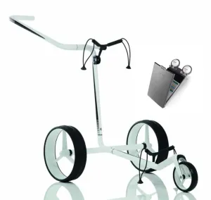 Jucad Carbon 3-Wheel SET White/Black Manual Golf Trolley