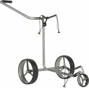 Jucad Edition S 3-Wheel Silver Manual Golf Trolley