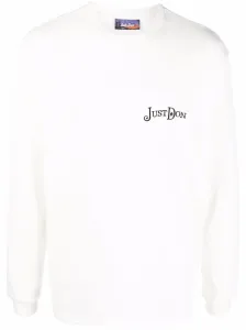 JUST DON - Cotton Logo Long Sleeve T-shirt #1206440