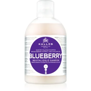 Kallos Blueberry restoring shampoo for dry, damaged, chemically treated hair 1000 ml #220813