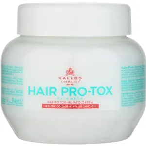 Kallos Hair Pro-Tox mask for weak and damaged hair with coconut oil, hyaluronic acid and collagen 275 ml