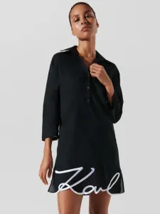 Karl Lagerfeld Karl DNA Signature Dresses Black