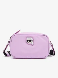 Karl Lagerfeld Ikonik 2.0 Nylon Camera Bag Handbag Violet